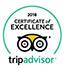 Tripadvisor - Sítio do carroção Certificado de excelência 2018