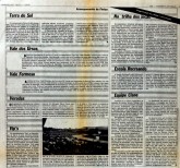 Jornal O Estado de São Paulo - Suplemento de Turismo